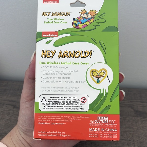 Nickelodeon Hey Arnold Airpod Case - Picture 5 of 7